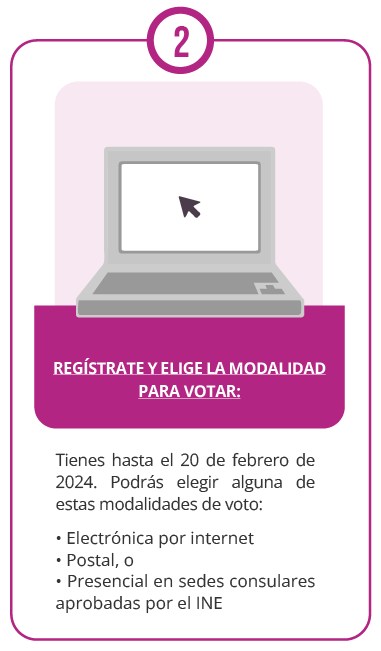 Regístrate para votar
